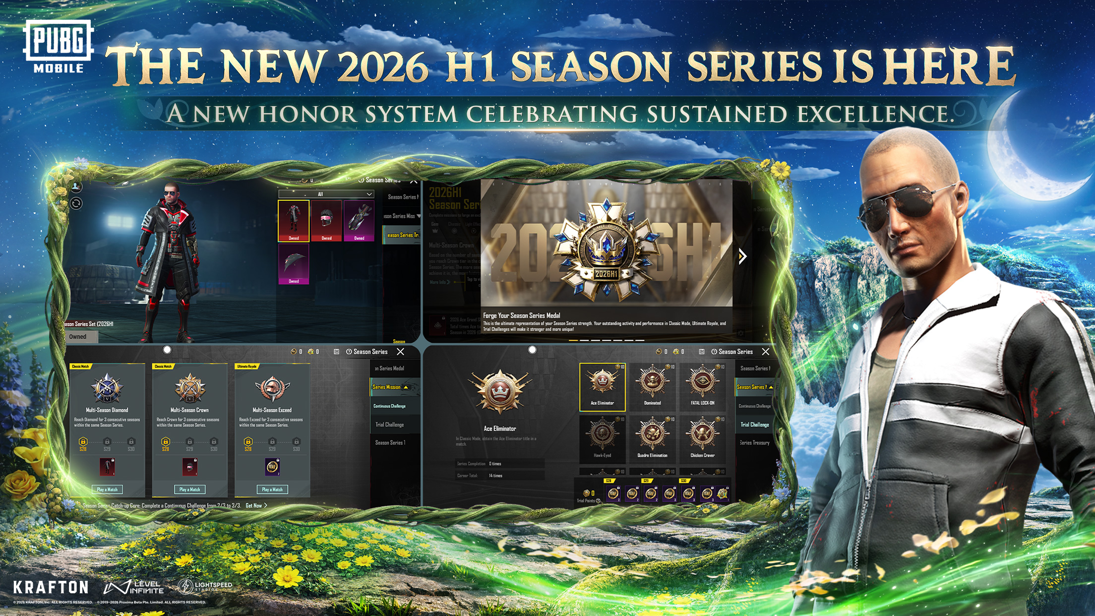 PUBG MOBILE end-game circle action